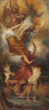 La creación de Eva simbolista George Frederic Watts Pinturas al óleo